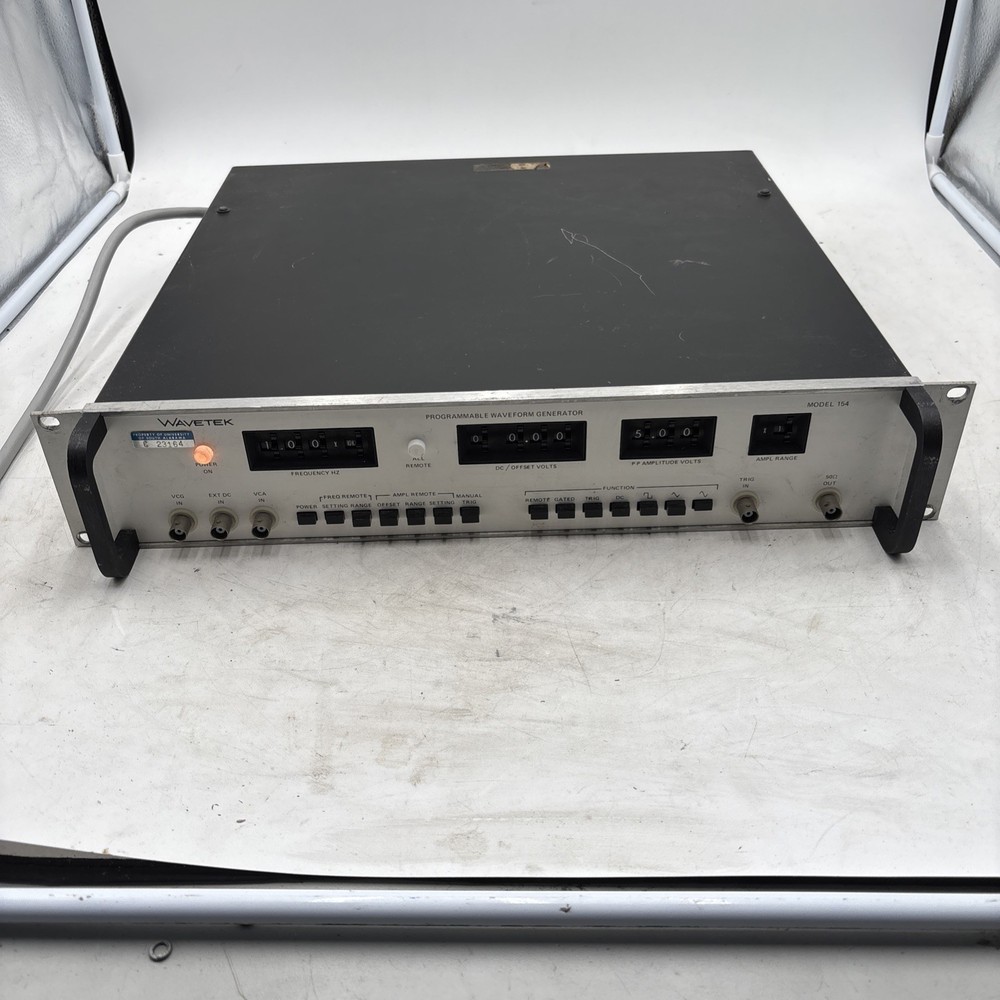 WAVETEK Programmable Waveform Generator Model 154 Powers On - UNTESTED