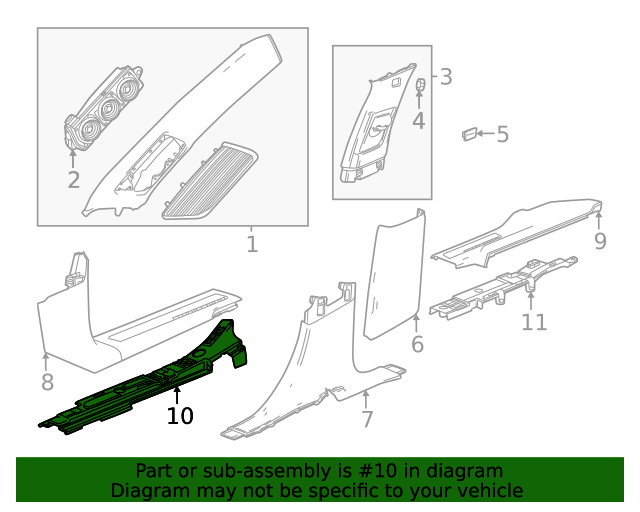Genuine GM Support Bracket 85532071