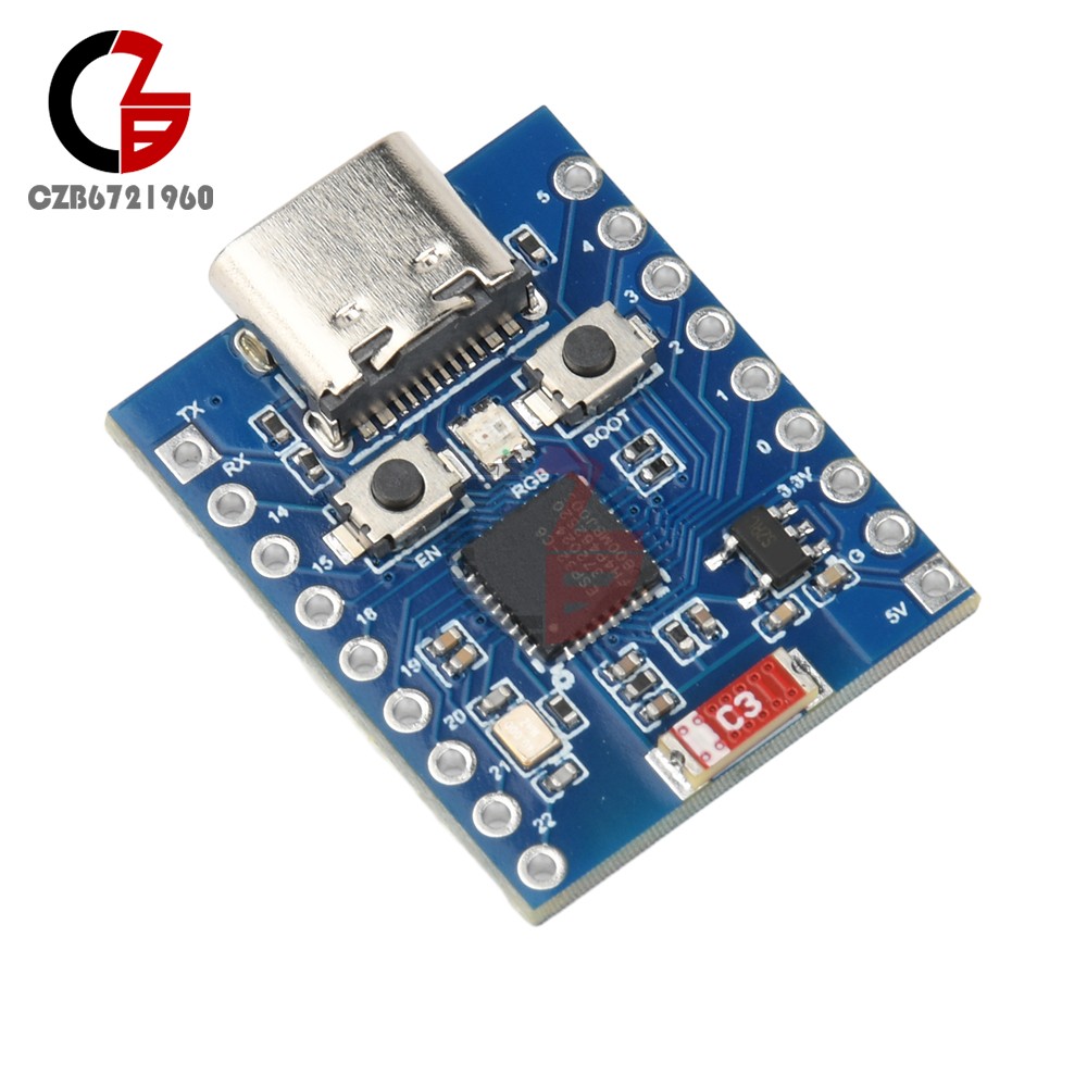 1-10PCS ESP32-C6 TINY Mini Development Board ESP32-C6FH4 WIFI Bluetooth Module