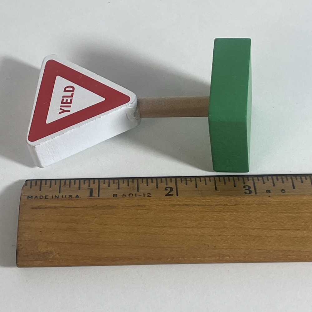 Scale Highway Yield Sign Toy