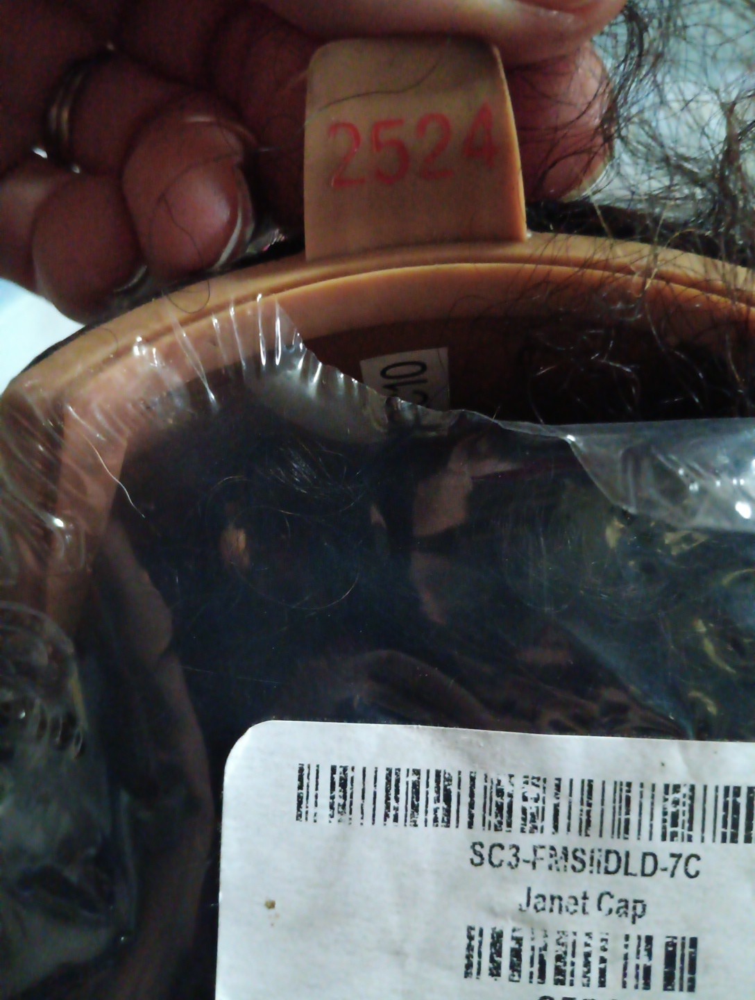 Pivot Piont, Manniquin Janet Cap %100 Human Hair Cap #2524