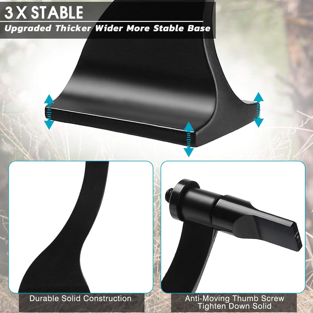 Binocular Tripod Adapter, Binocular Mount 1/4 Inch Threading Mount Aluminium,Tri
