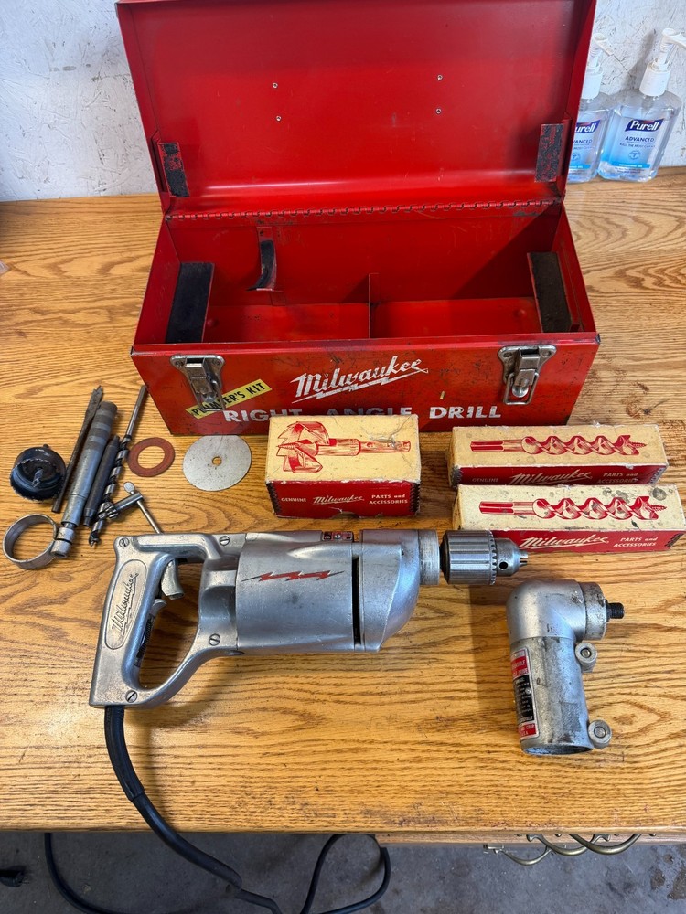 Milwaukee Right Angle Corded Drill Made In USA