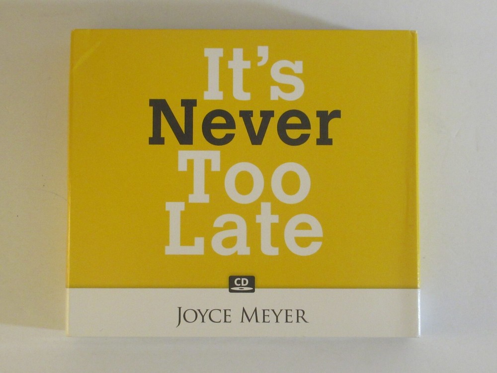 Joyce Meyer - It's Never Too Late (CD) - 4 Disc Set