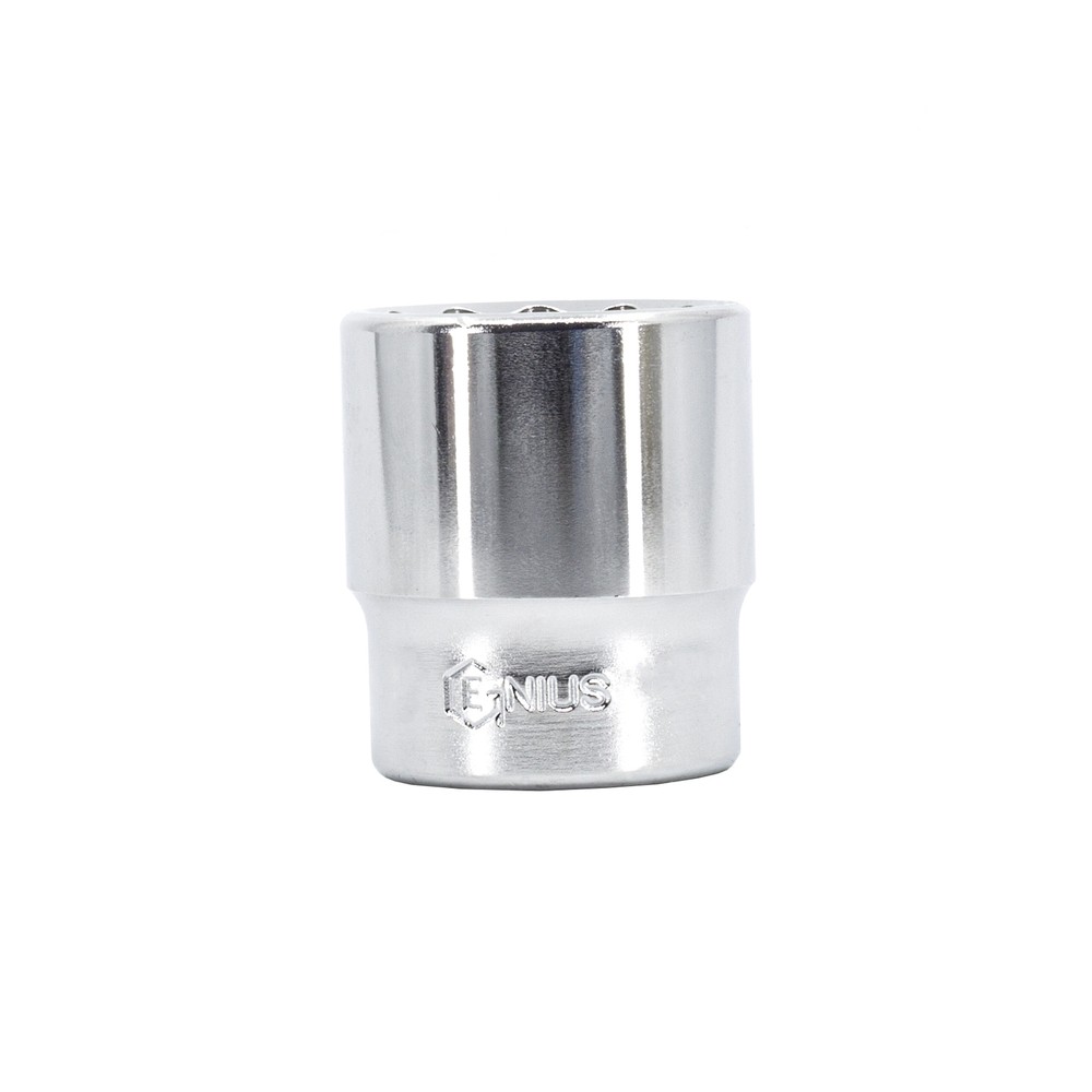 Genius Tools 1/2" Dr. 15mm Hand Socket (12-Point) - 433815