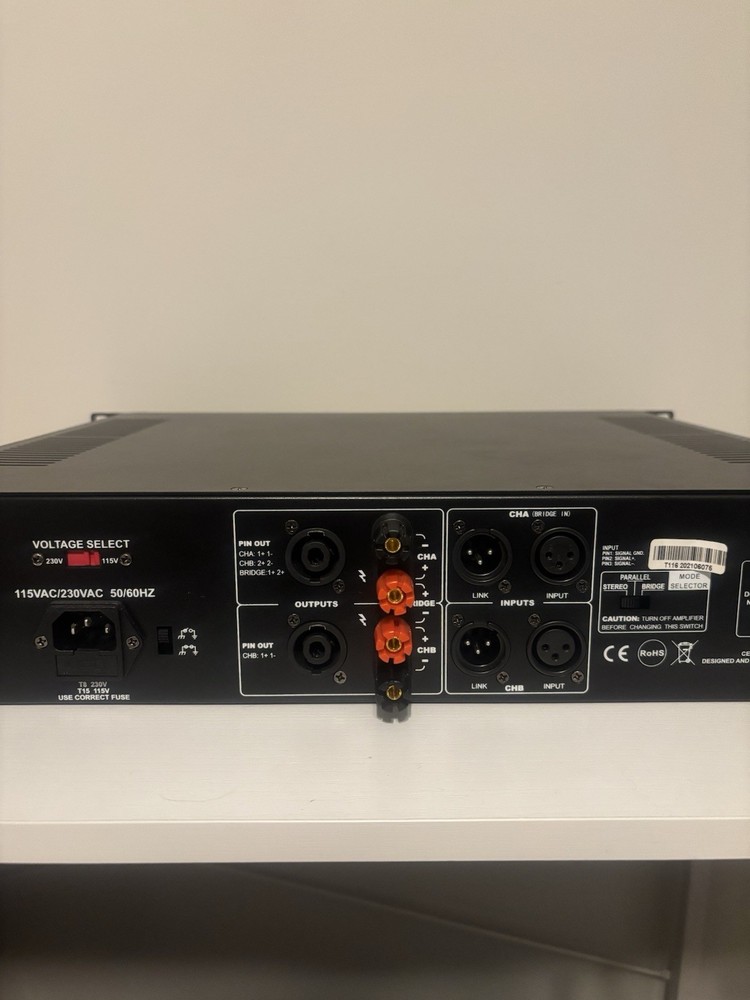 Avatone CLA-200 Studio Reference Amplifier Tested Working **READ DESCRIPTION