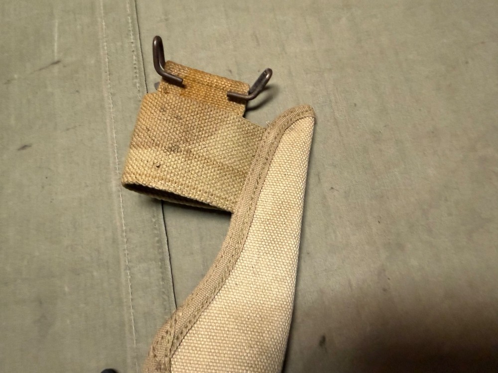 ORIGINAL WWI WWII US ARMY M1917 PICK AXE CARRIER COVER-DATED 1918