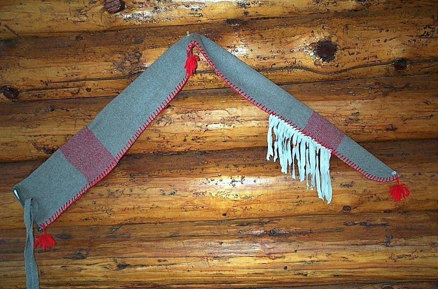 BLACK POWDER, EASTERN LONG RIFLE, WOOL CASE, 62"