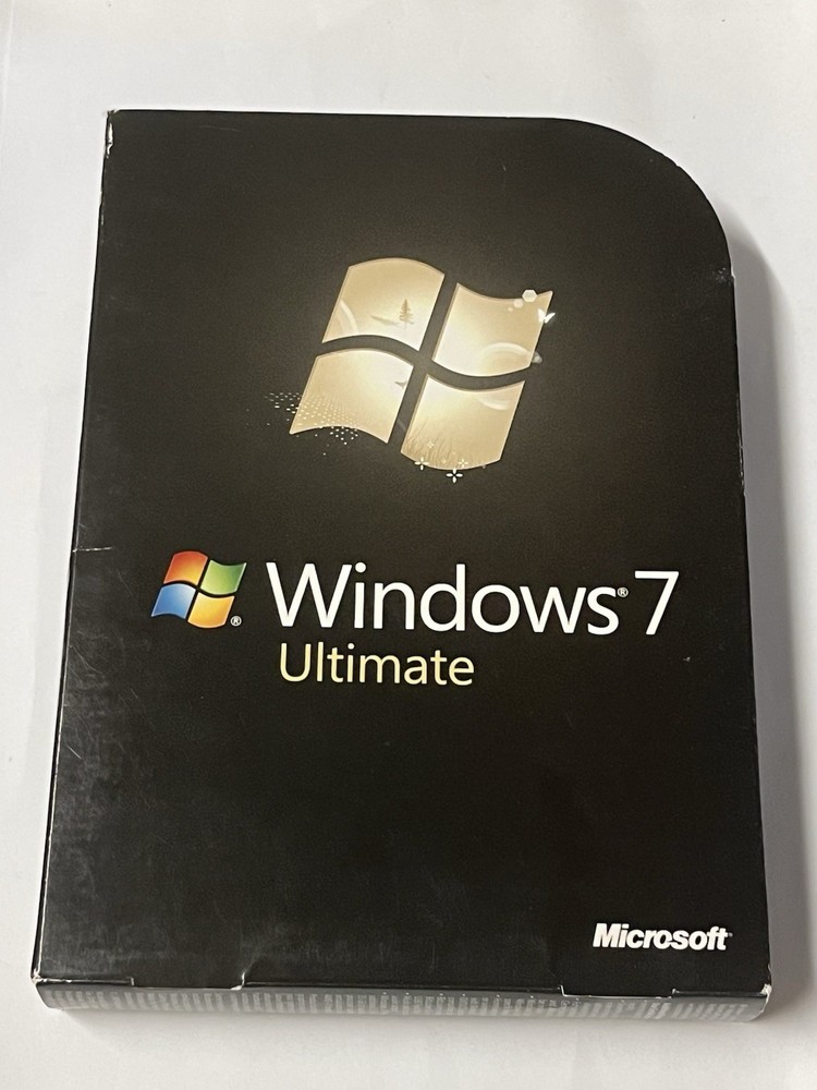 Microsoft Windows 7 Ultimate 32 Bit and 64 Bit DVDs  Box License Key