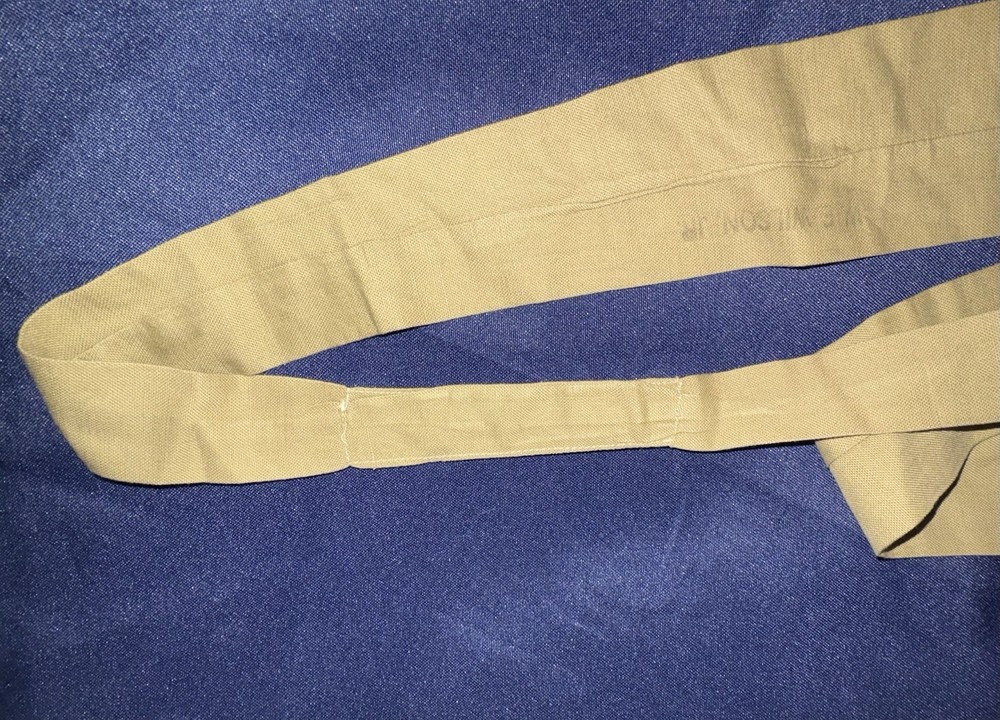 WW2 US Marine Uniform Khaki Neck Tie Wool Blend Original Enlisted USMC