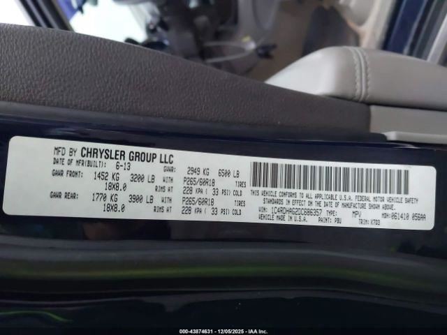 DURANGO 2013 Glove Box 4947995