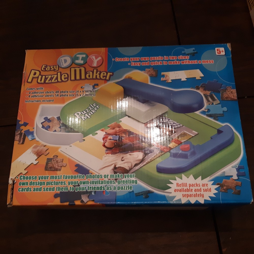Easy DIY Puzzle Maker Photo + 1 Refill Pack