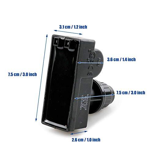 Grisun Fire Pit Igniter - Push Button Ignition Kit for Fire Pit Gas Burner 2 ...