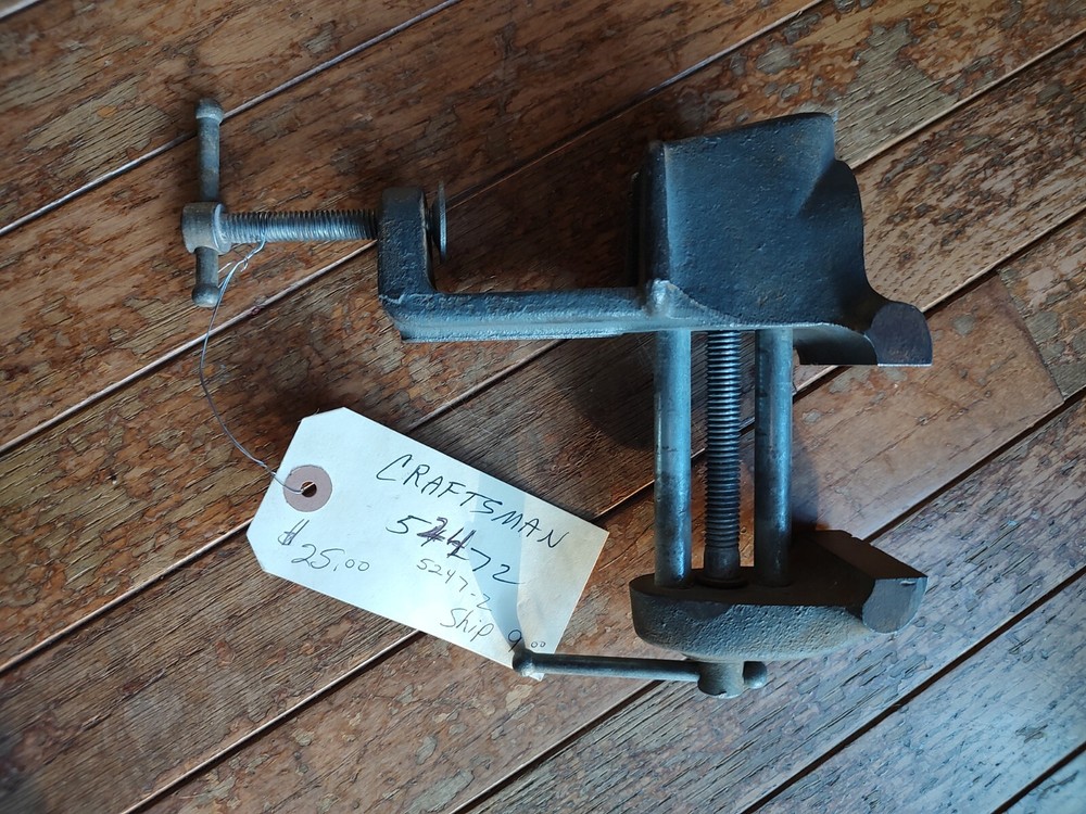CRAFTSMAN VISE clamp on 52472
