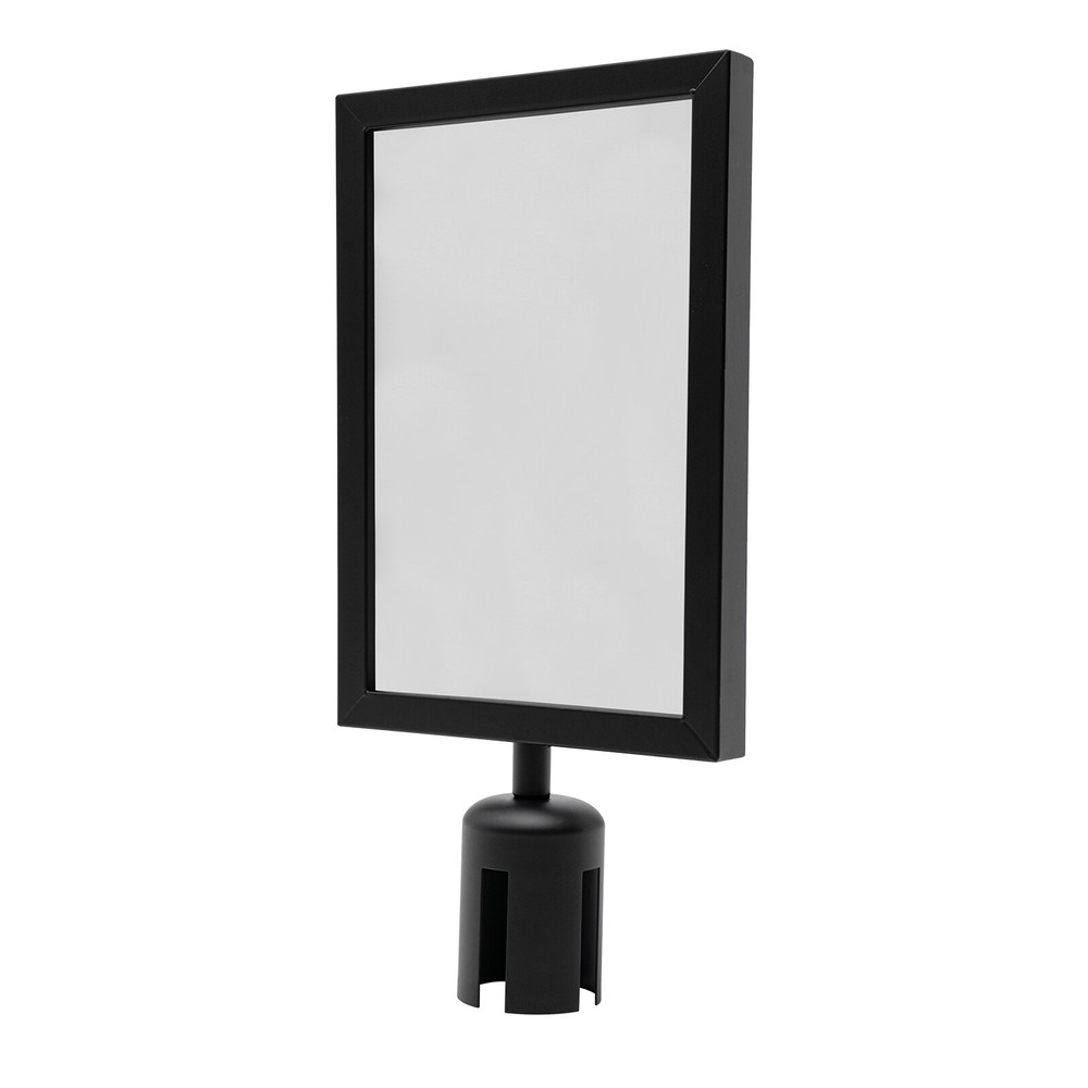 4Pcs Removable Double-sided Clear Pvs Sign Holders With Cross-shaped Socket NEW