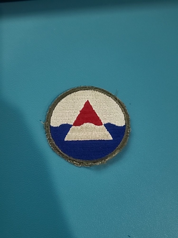 Iceland Base Command (Indigo Task Force)-Cut Edge-Green Back Patch-WW-II*