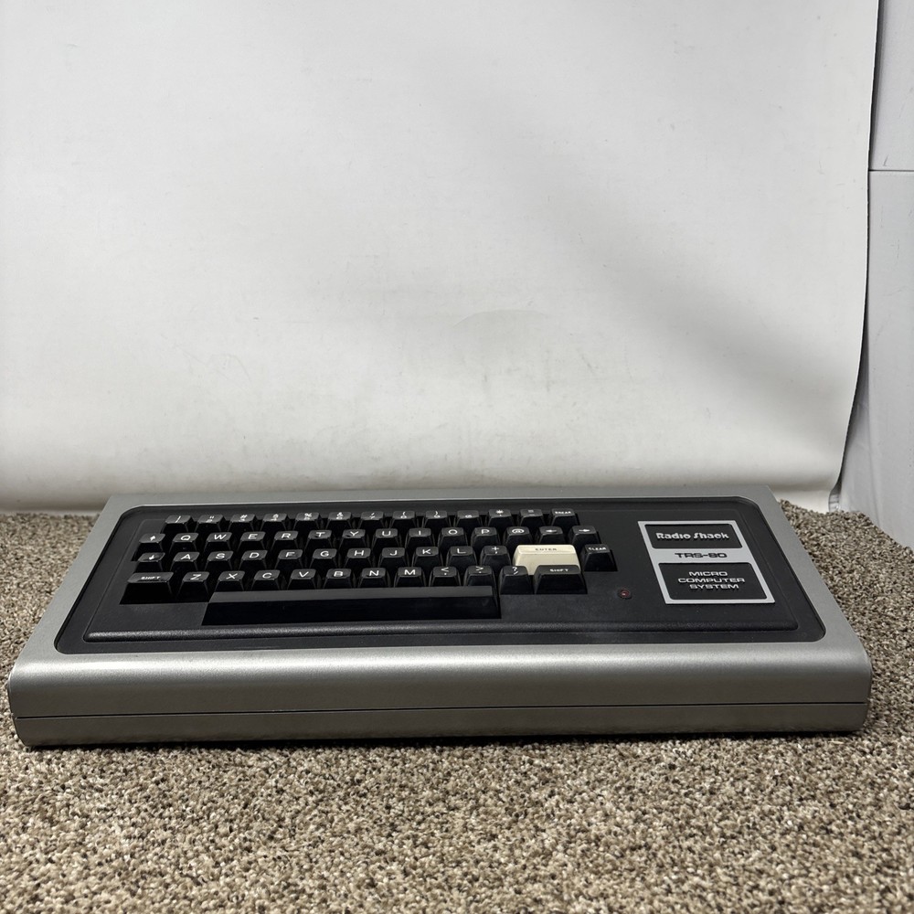 Radio Shack TRS-80 Micro Computer System Model I 26-1006-G Untested w/ PSU