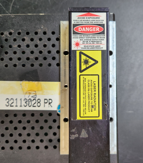 CL 2000 DIODE PUMPED CRYSTAL LASER POWER SUPPLY