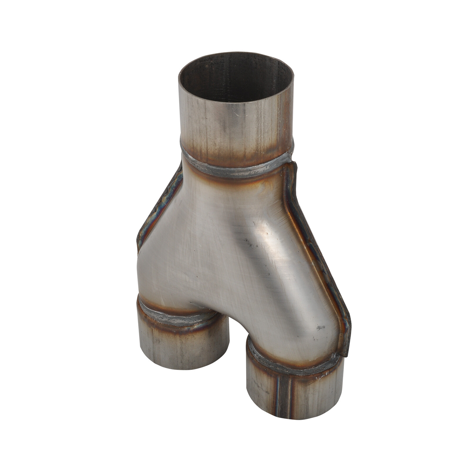 Y-Pipe Exhaust Pipe Adapter Connector 2''/2.25''/2.5''/2.75''/3''ID Single/Dual