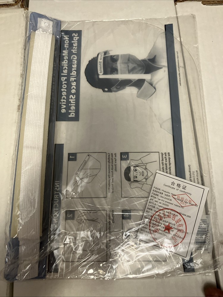 Safety Full Face Shield Splash Guard Protective Mask