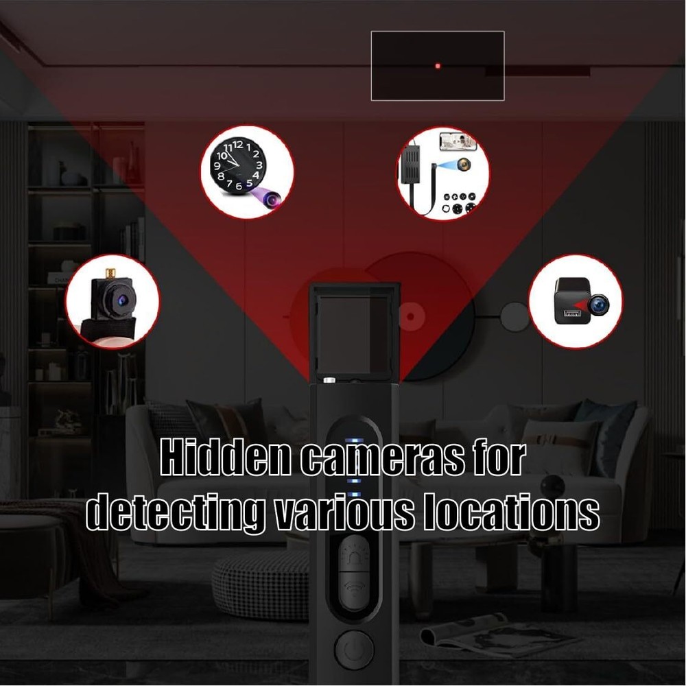 Anti-Spy Hidden Camera Detectors Bug RF Scanner Prevent Wireless Signal Tracker