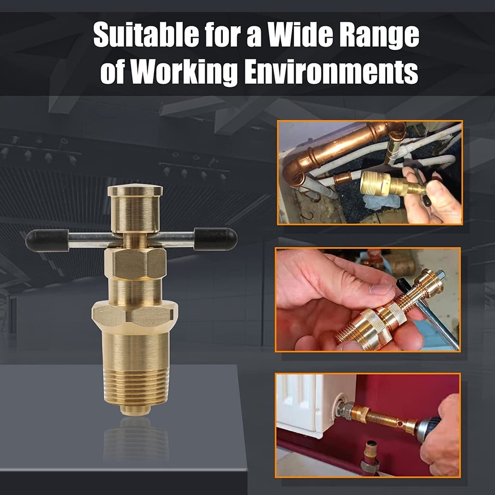 Olive Remover Puller Solid Brass Copper Pipe Fitting Plumbing Tool 1/2" & 3/4"