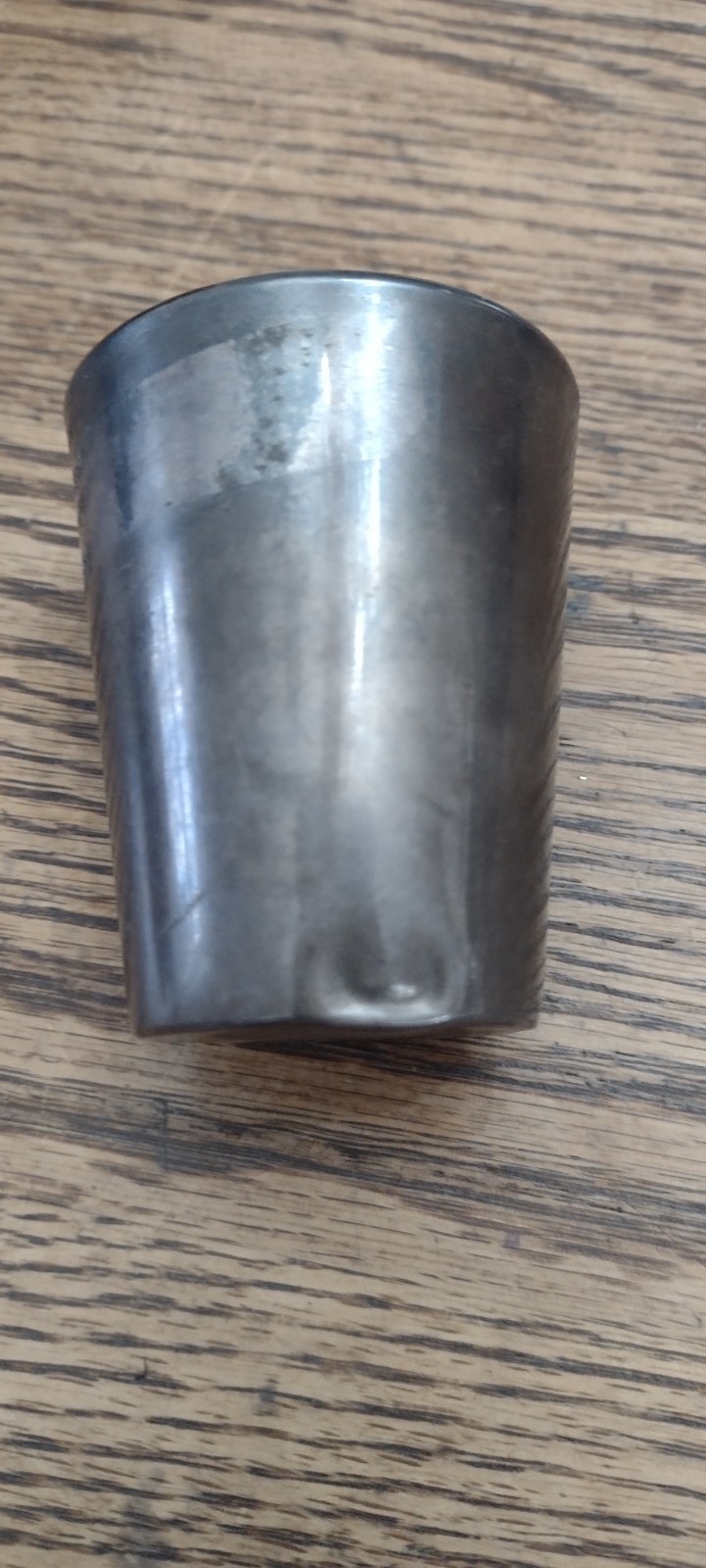 Vintage Sterling Silver Wrapped Glass Shot Glass