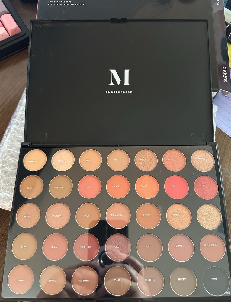 Morphe 3502 Second Nature Eyeshadow Palette 100% Authentic