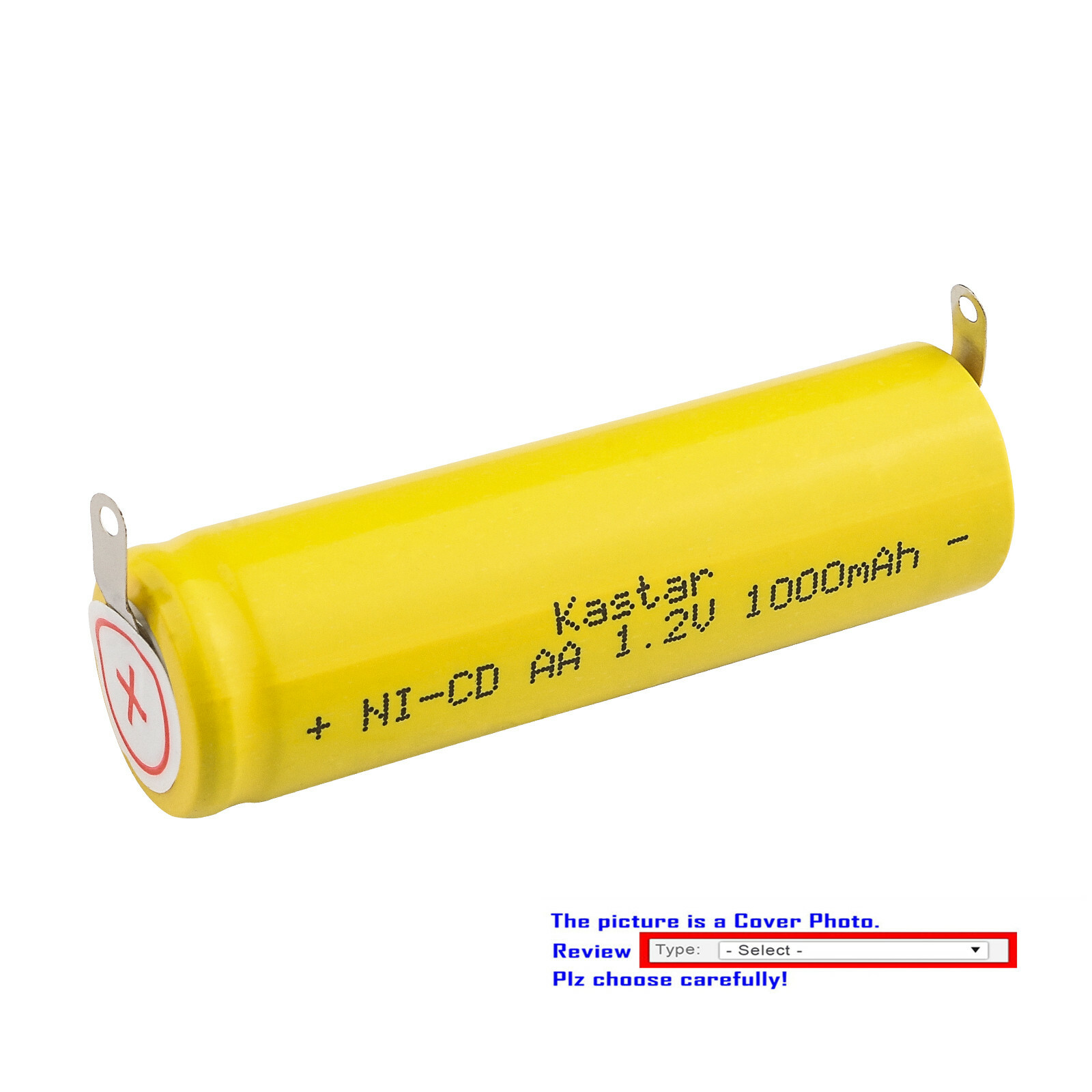 Kastar Ni-CD 1000mAh Battery for Norelco T3000 T600 T6000 T660 T700 T7000 T7500