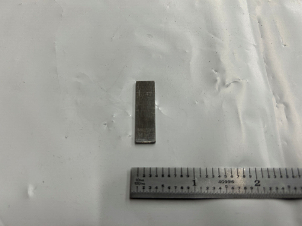 1.47mm Mitutoyo Steel Rectangular Gauge Gage Block