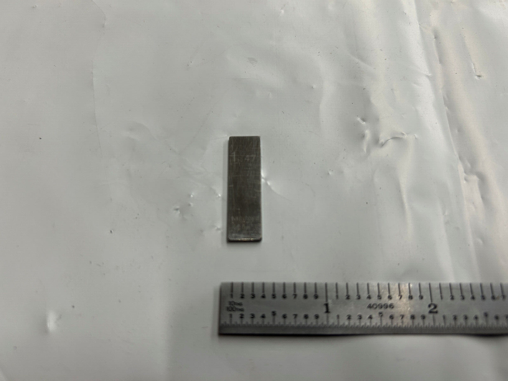 1.47mm Mitutoyo Steel Rectangular Gauge Gage Block