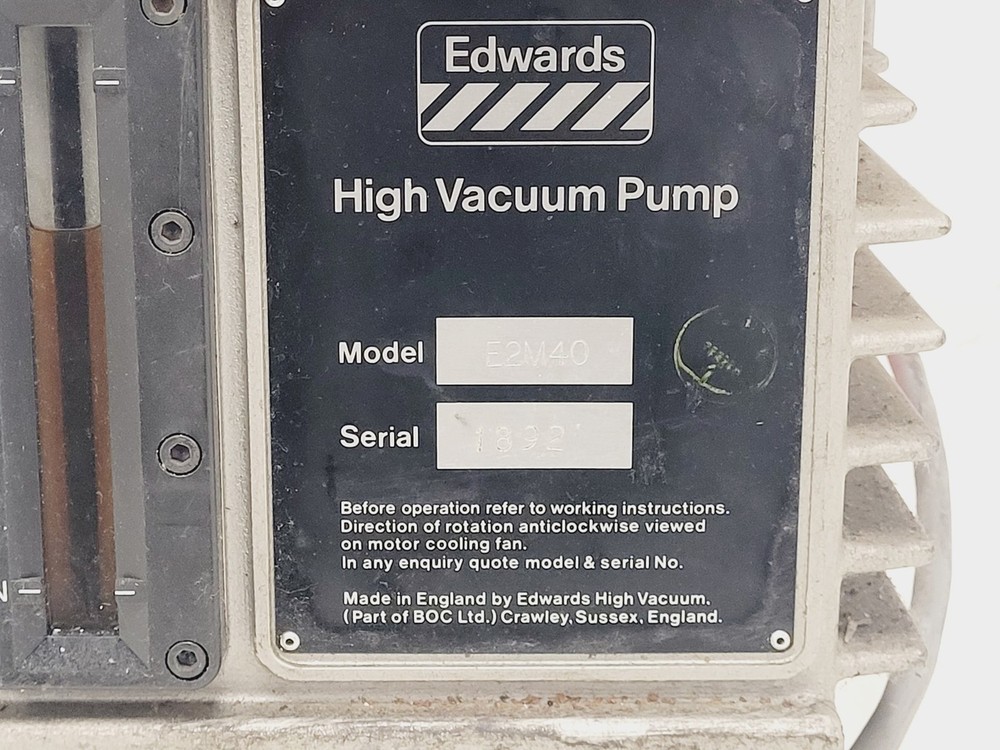 Edwards E2M40 Two-Stage High Vacuum Pump