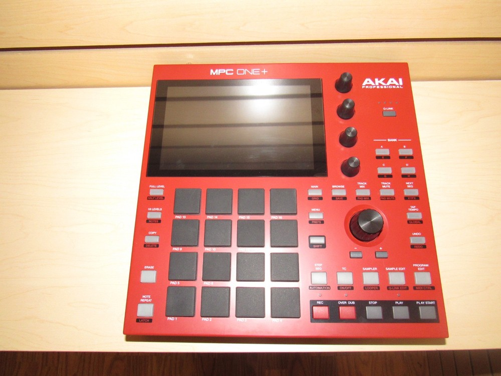 Akai Professional MPC One Plus + Red - Drum Machine, Sampler