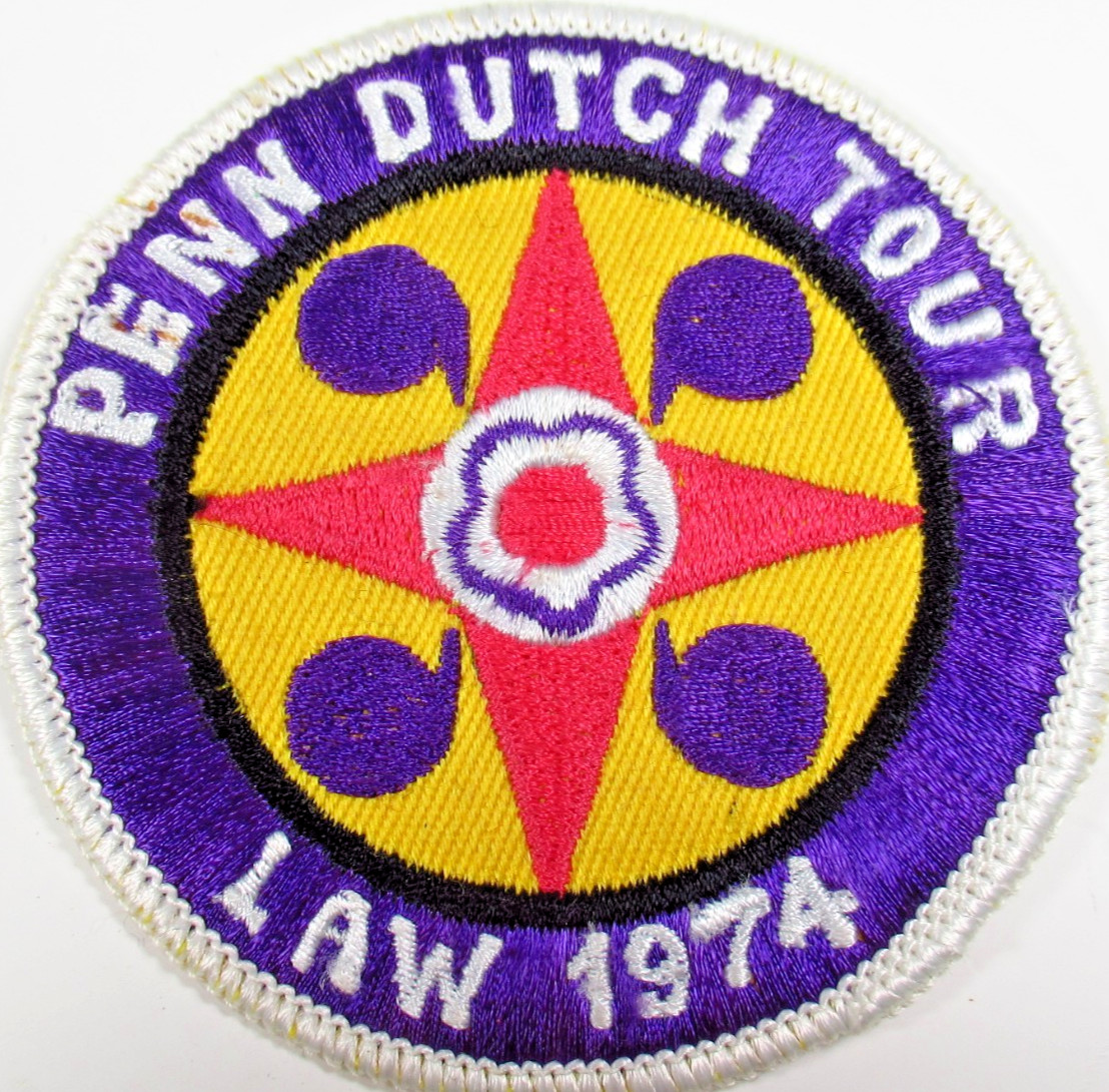 Penn Dutch Tour LAW 1974 Patch Vintage Cycling League of American Wheelmen