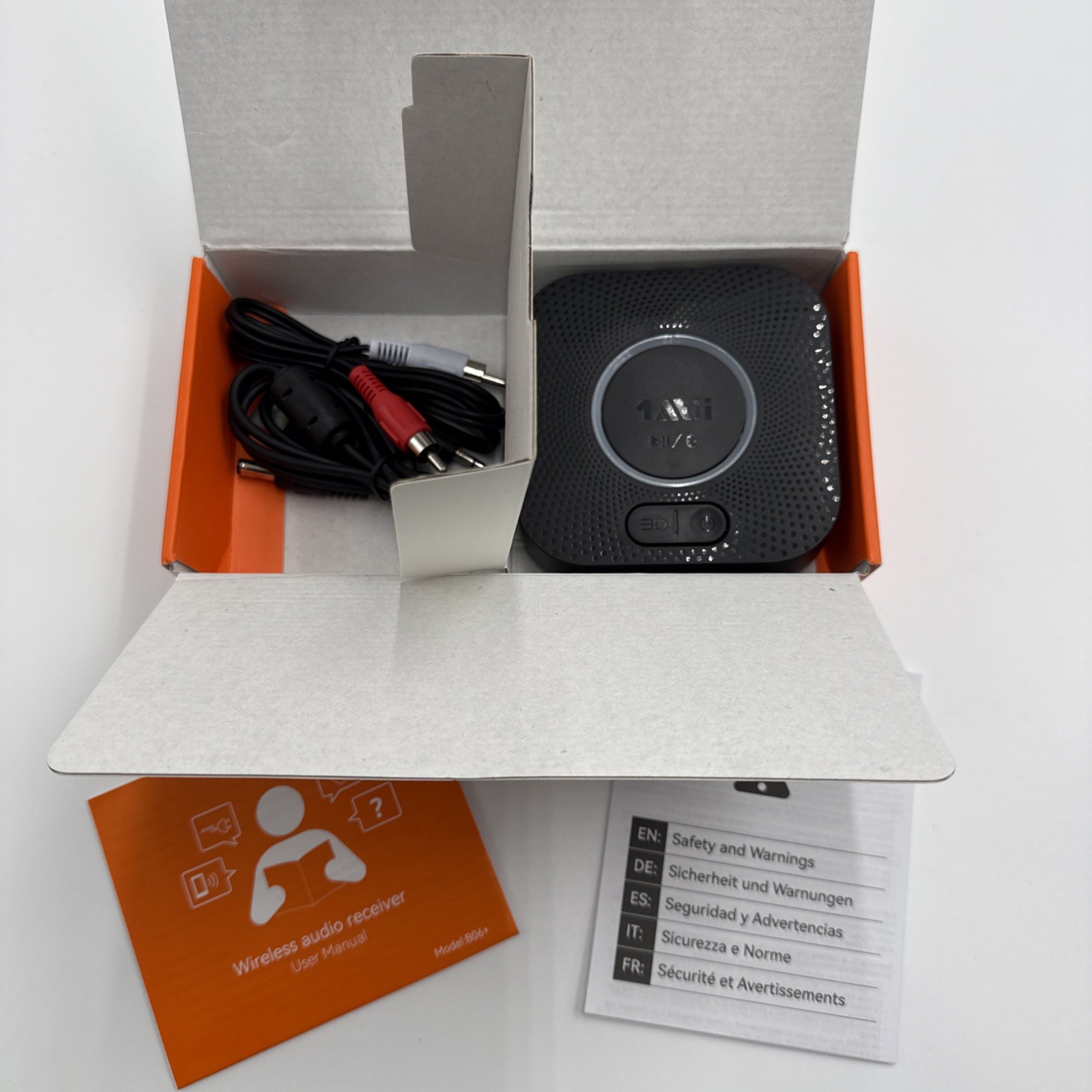 1Mii B06 Plus Bluetooth Receiver HiFi Wireless Audio Adapter Bluetooth 5.3