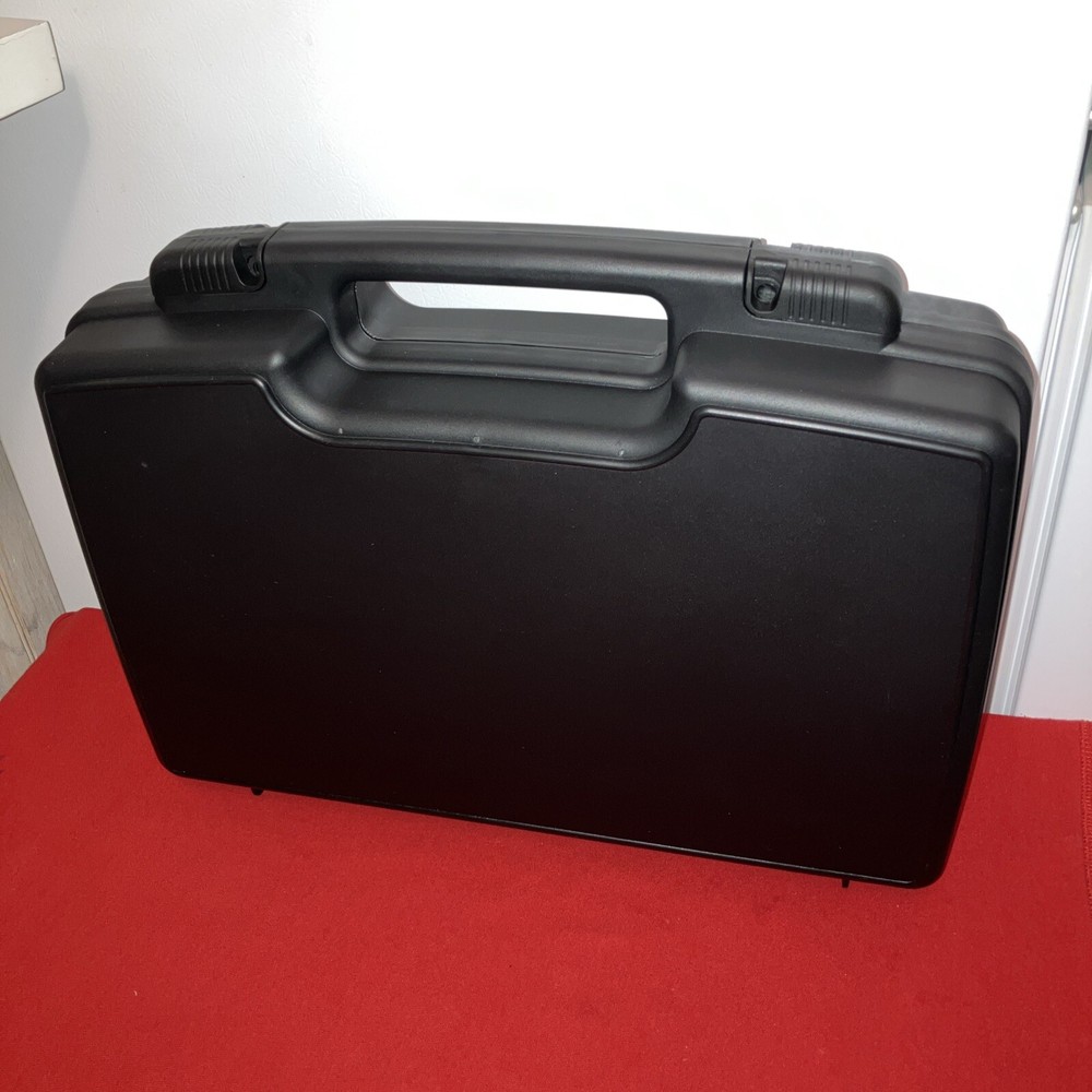 Microphone Case Hard Shell Padded Locking Travel Mic Set Storage Hardshell Case