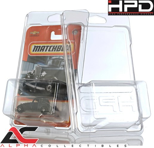 100 PACK HPD PROTECTOR CASE (MAINLINE) HOT WHEELS & MATCHBOX .8MM HEAVY DUTY