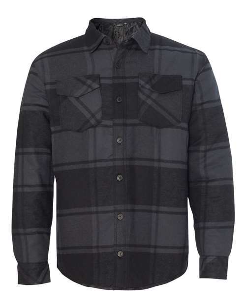 Burnside Men's Quilted Flannel Jacket