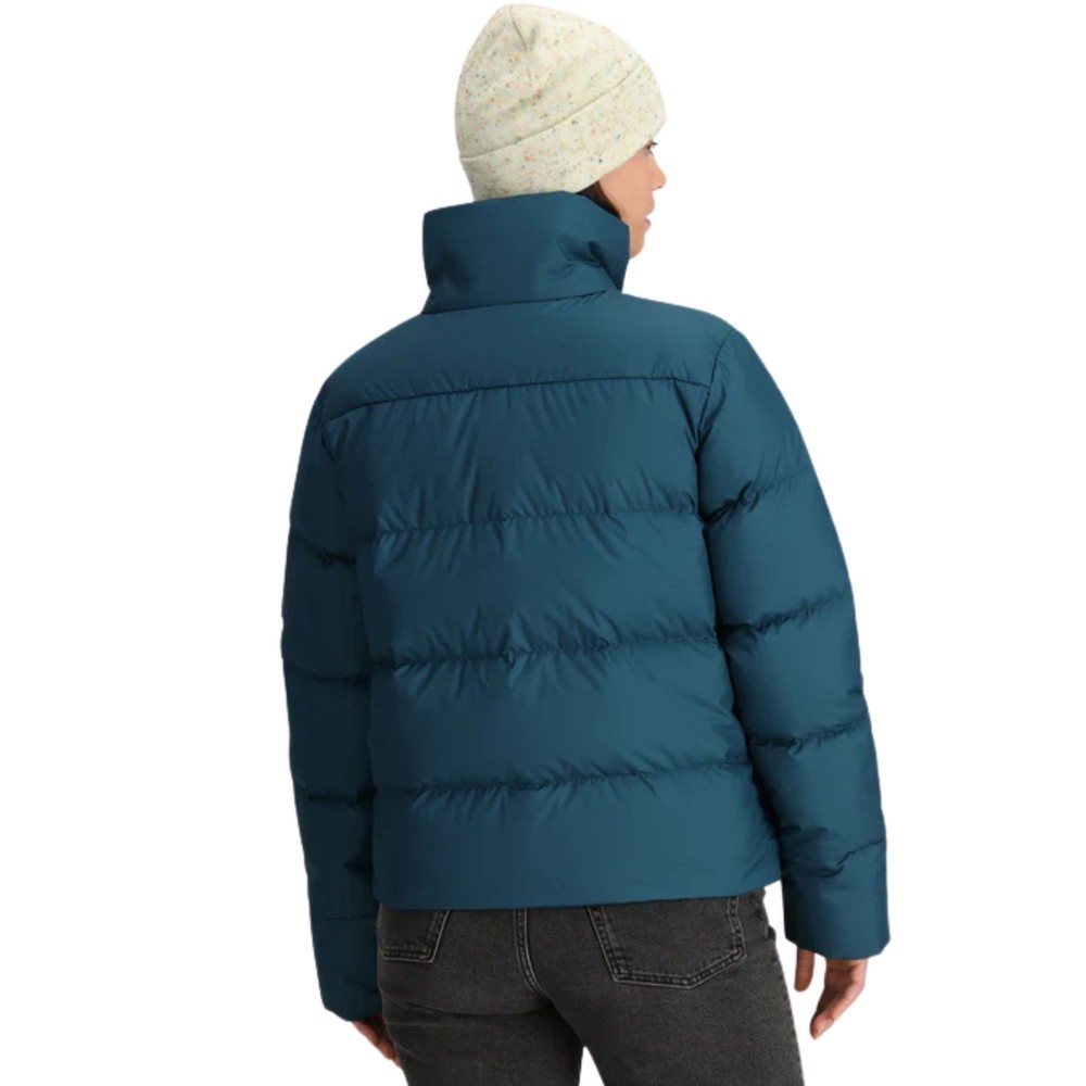 Outdoor Research Coldfront Down Women's Winter Jacket, Harbor, Medium