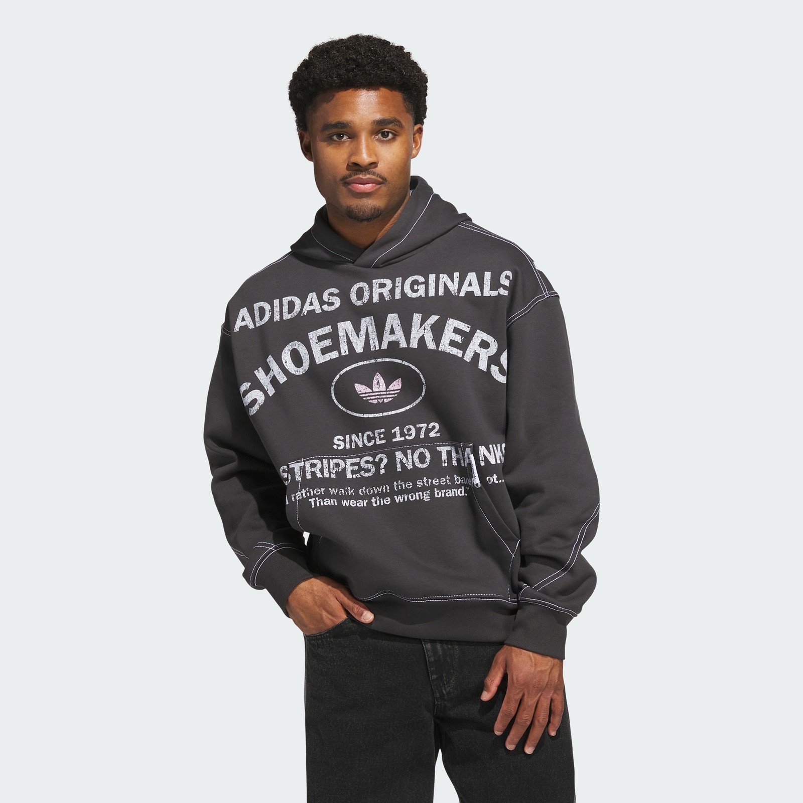 adidas men ORIGINALS SHOEMAKER GRAPHIC HOODIE