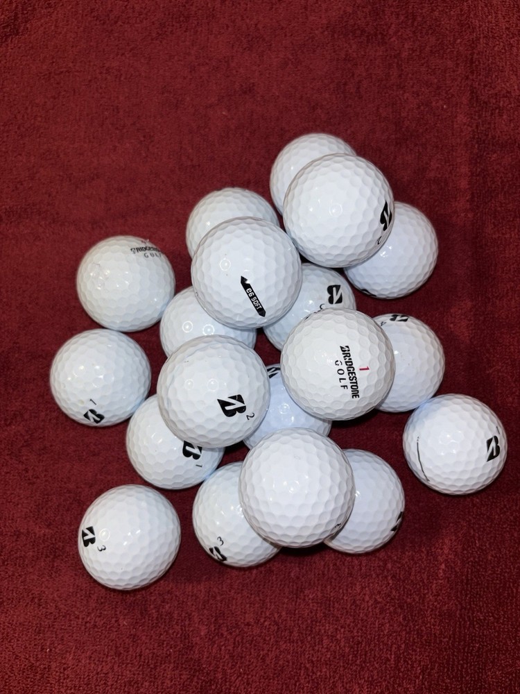 39 Bridgestone E6 White Golf Balls Graded AAAA