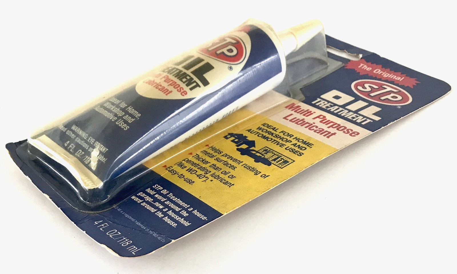 Vintage NOS New/Sealed STP Oil Treatment 4 oz TUBE Multi-Purpose LUBRICANT Orig