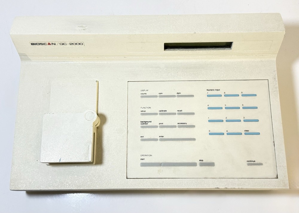 Bioscan QC-2000 Scanner Radioactivity Counter Lab