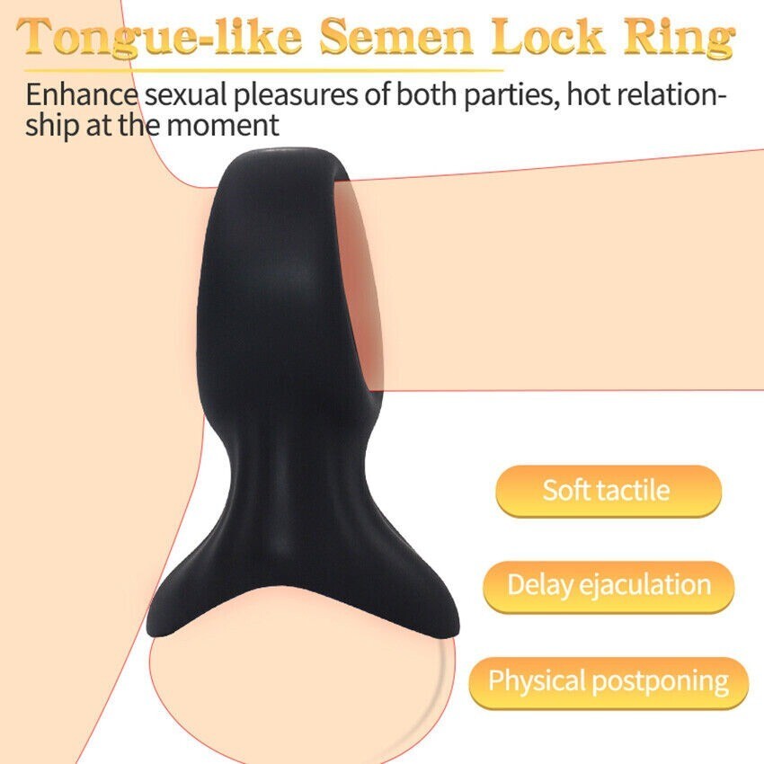 Ball-Scrotum-Stretcher-Ring-Penis Enhancer Delay Ejaculation Reusable for MEN
