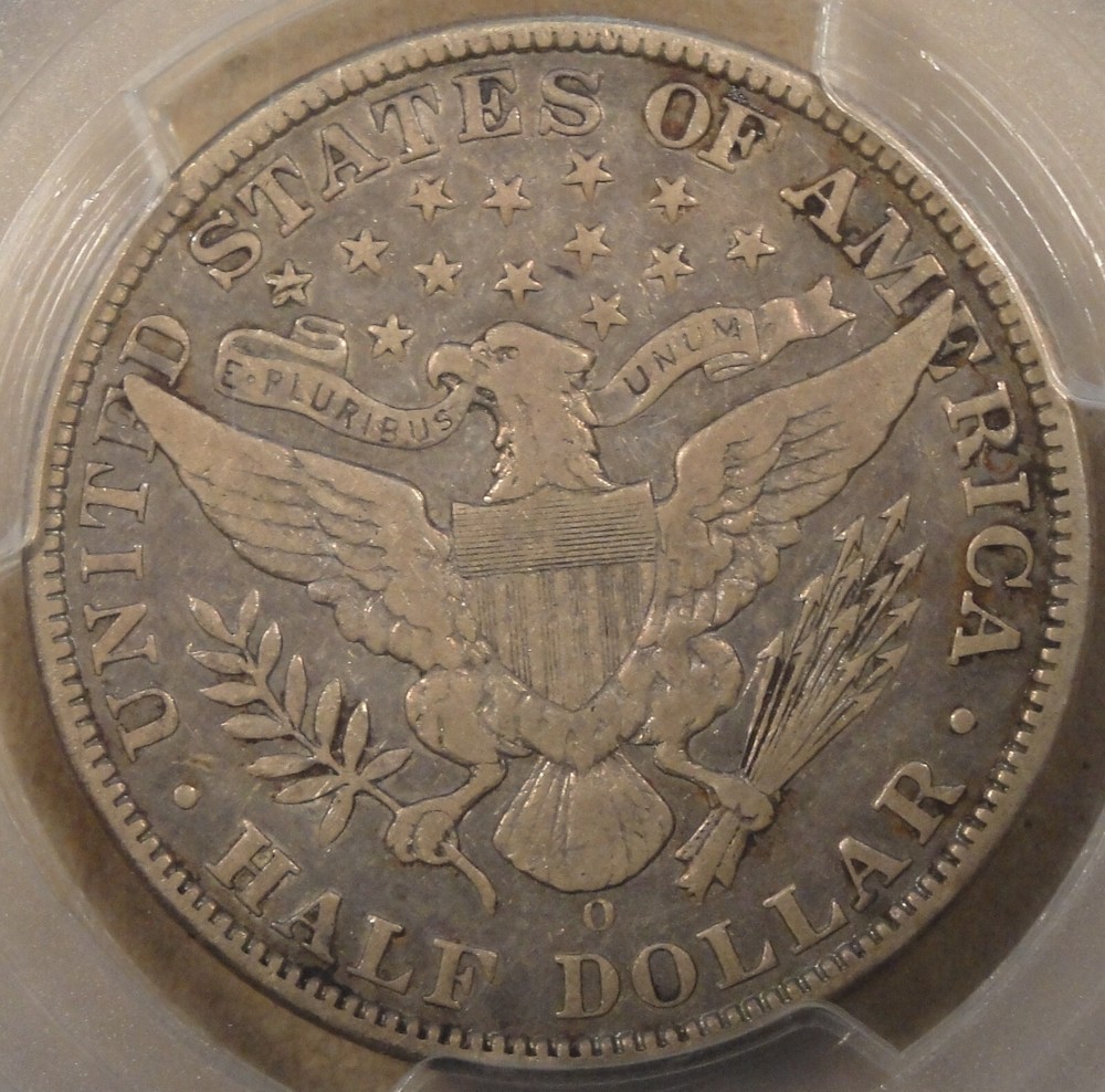 1908-O Barber Half Dollar 50c PCGS Certified VF20