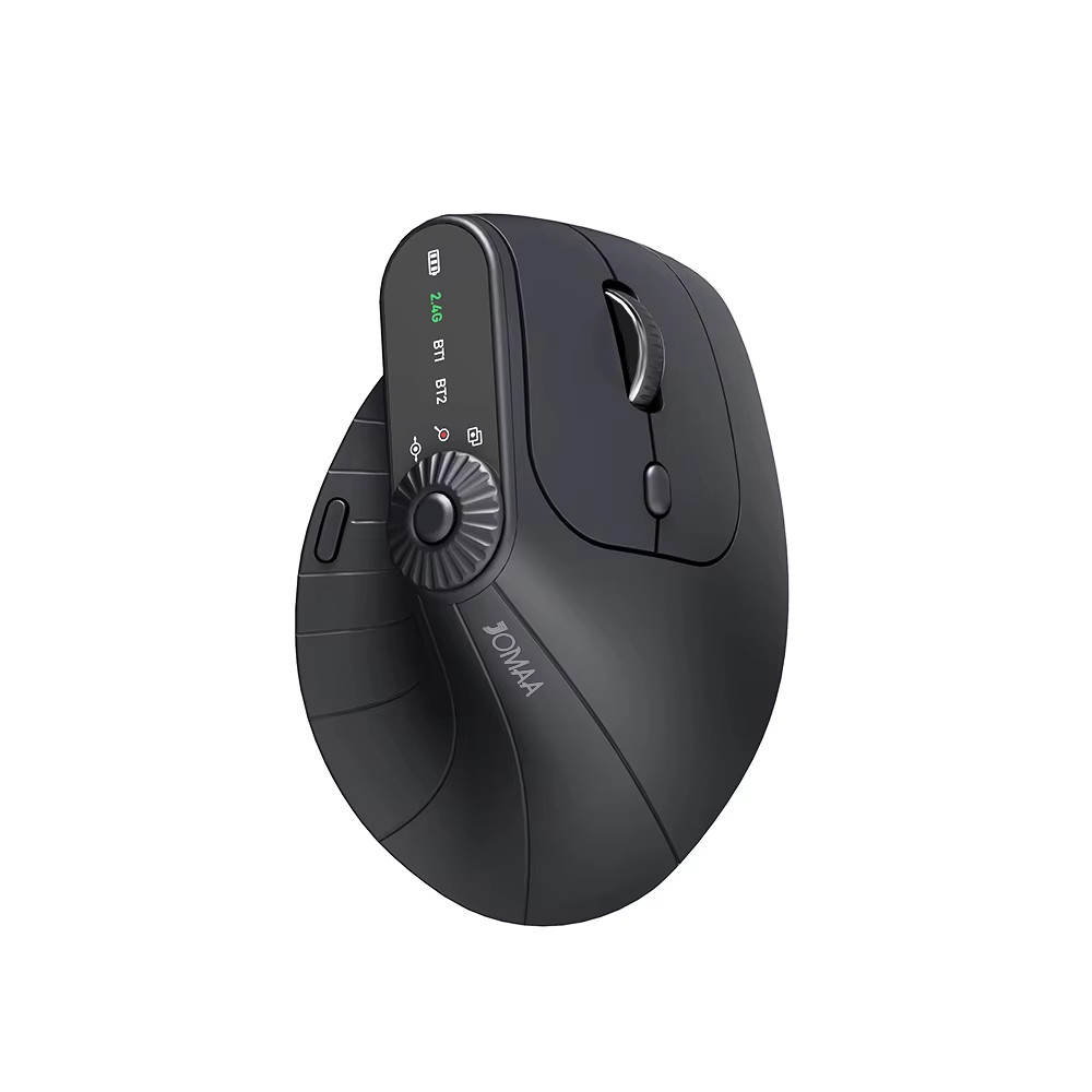 Ergonomic Mouse 2.4G Wireless BT Mouse,Task Window Switching ,Adjustable DPI, Li