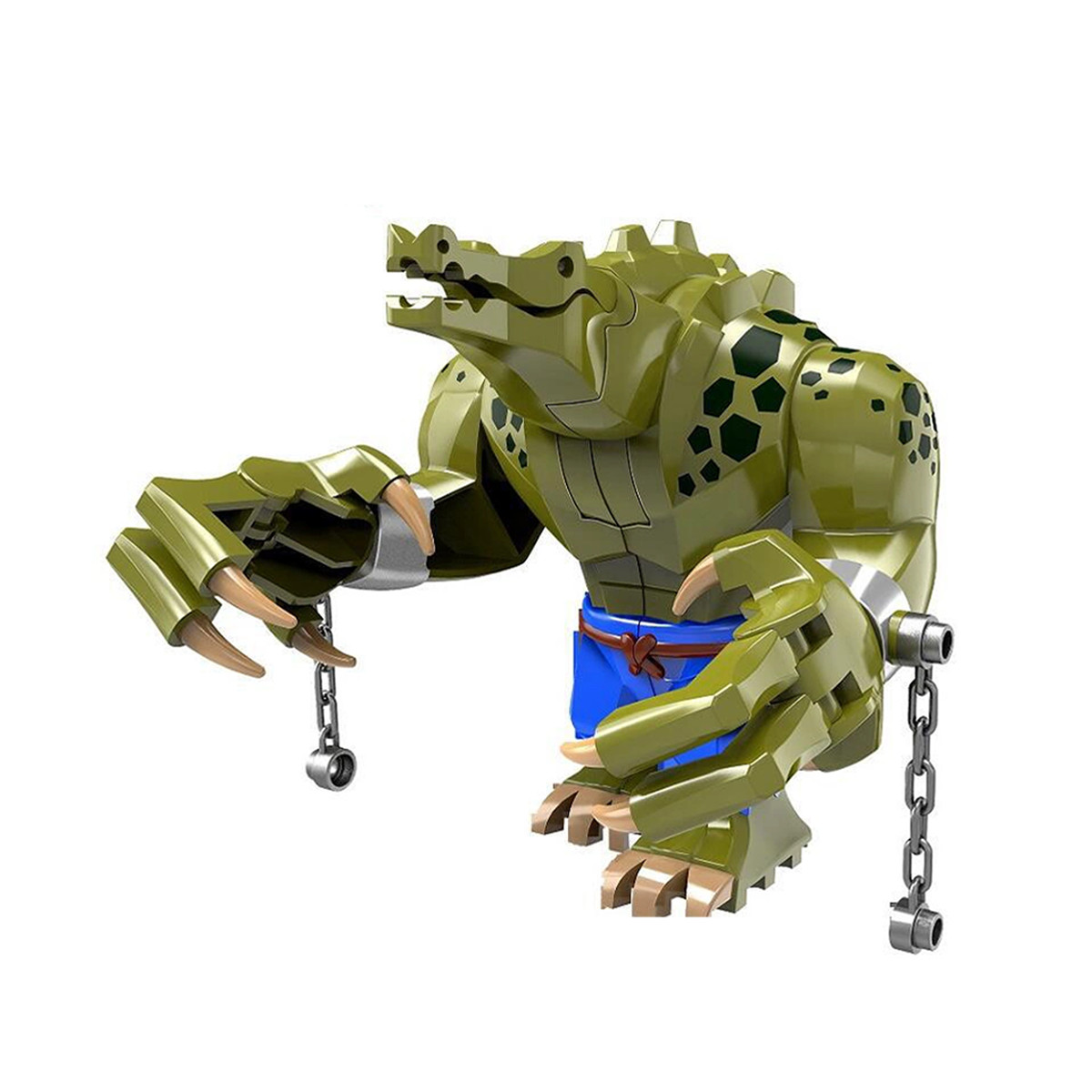 Killer Croc (Big Fig) Batman V2 Custom Minifigure