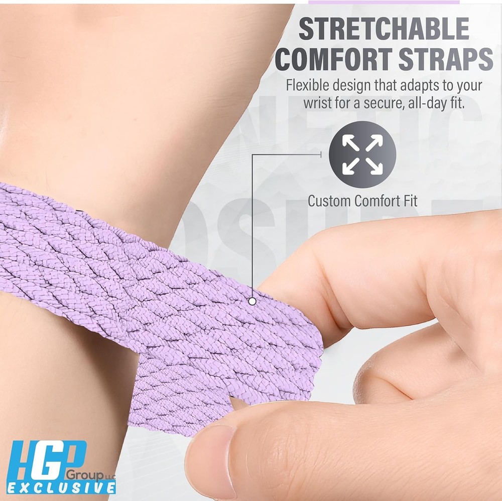 Braided Nylon Strap Compatible with Apple Watch - Soft & Breathable