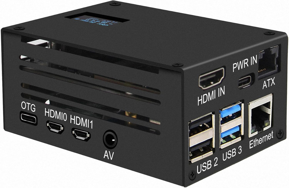 KVM-A3 Kit for Raspberry Pi 4 Open Source KVM over IP Compatible with KVM V3 Pla