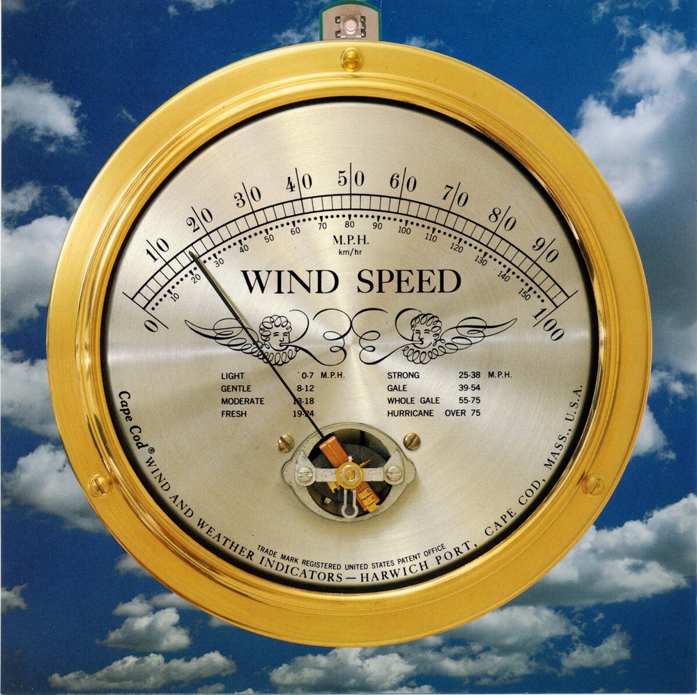 Cape Cod Wind Speed Instrument W/Peak Wind Gust